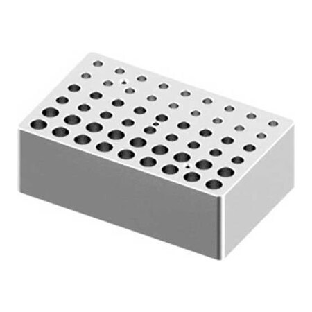 Scilogex SCILOGEX 18900224 Heating Block, Used For 0.2ml, 0.5ml and 1.5/2ml Tubes, 18 Holes Each Size 18900224